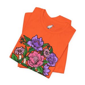 Floral Skull Tee — Rose & Skeleton Graphic T-Shirt - Image 8
