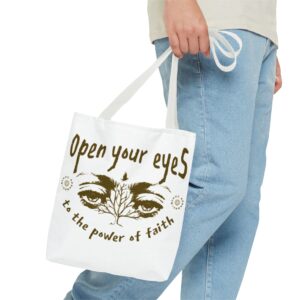Open Your Eyes Faith Tote Bag - Image 11
