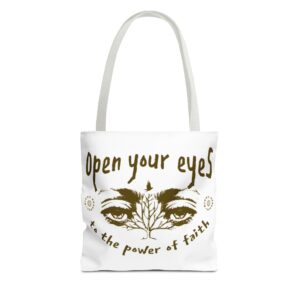 Open Your Eyes Faith Tote Bag - Image 9