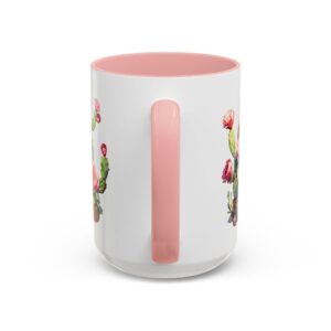 Cactus Blossom Accent Coffee Mug — Floral Prickly Pear Design (11/15oz) - Image 28