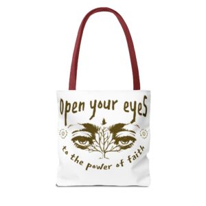 Open Your Eyes Faith Tote Bag - Image 6