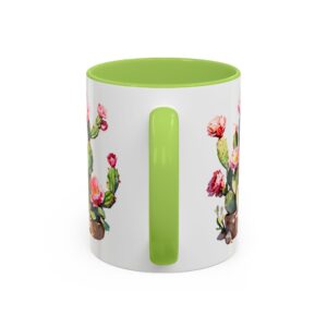 Cactus Blossom Accent Coffee Mug — Floral Prickly Pear Design (11/15oz) - Image 52