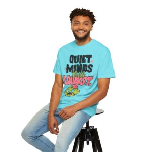 Quiet Minds Think Loudest Graphic T-Shirt — Cute Zombie Cartoon Tee - Image 13