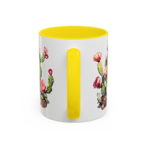 Cactus Blossom Accent Coffee Mug — Floral Prickly Pear Design (11/15oz) - Image 40