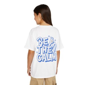 Stay Calm and Believe Youth T‑Shirt — 'Be The Calm' Positive Kids Tee - Image 6
