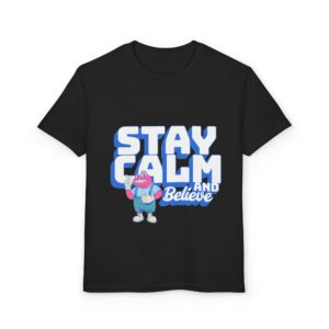 Stay Calm and Believe Youth T‑Shirt — 'Be The Calm' Positive Kids Tee - Image 8