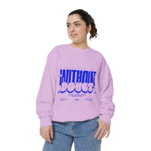 Sweatshirt — "Without Doubt" Graphic Crewneck (Better to Keep Quiet Than Talk Nonsense) - Image 11